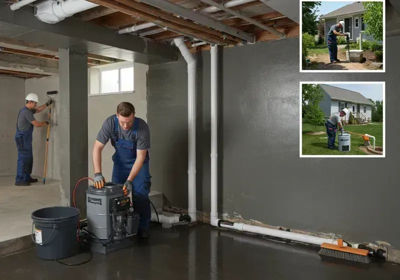 Basement Waterproofing and Flood Prevention process in Marshall County, KS